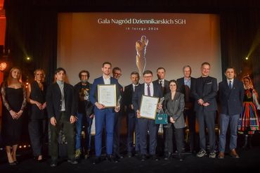 Gala Nagród Dziennikarskich SGH, fot. Piotr Potapowicz