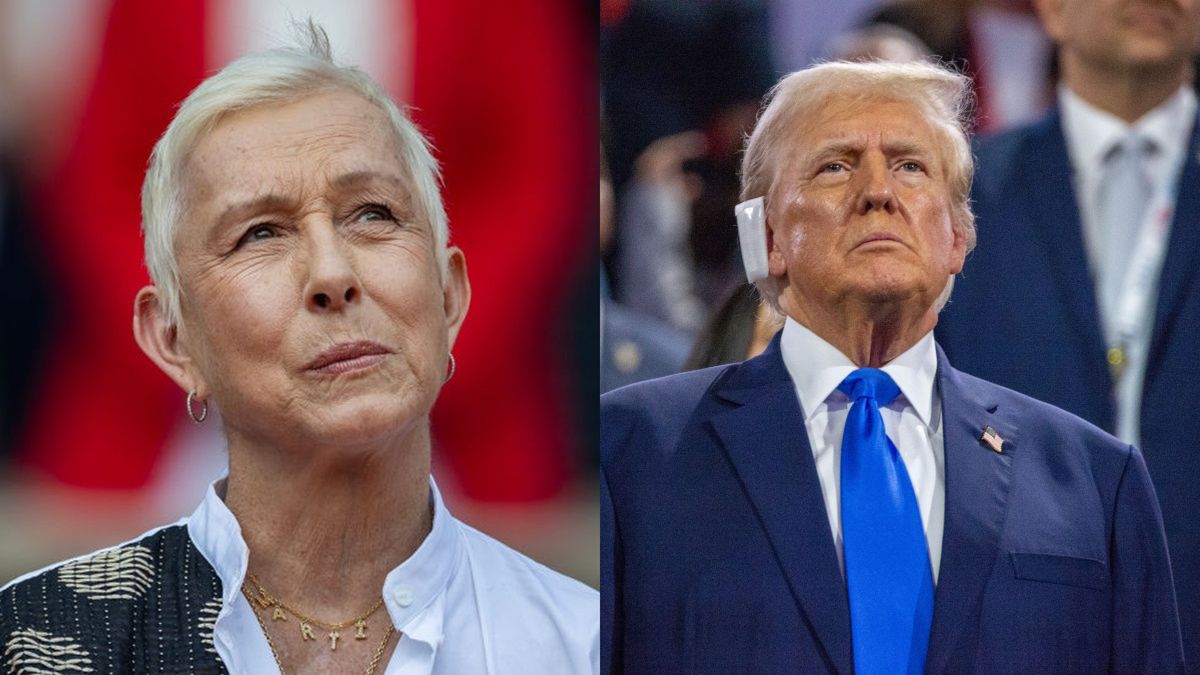 Zdjęcie okładkowe artykułu: Materiały prasowe /  Tim Clayton/Corbis via Getty Images i Jacek Boczarski/Anadolu via Getty Images / Na zdjęciu: Martina Navratilova i Donald Trump