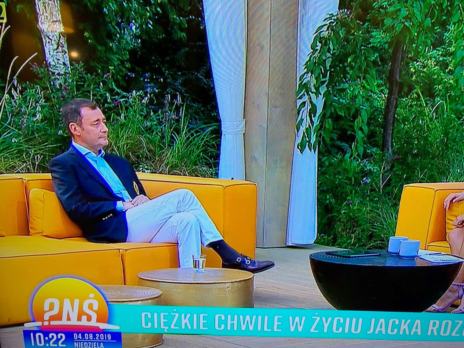 Jacek Rozenek po udarze