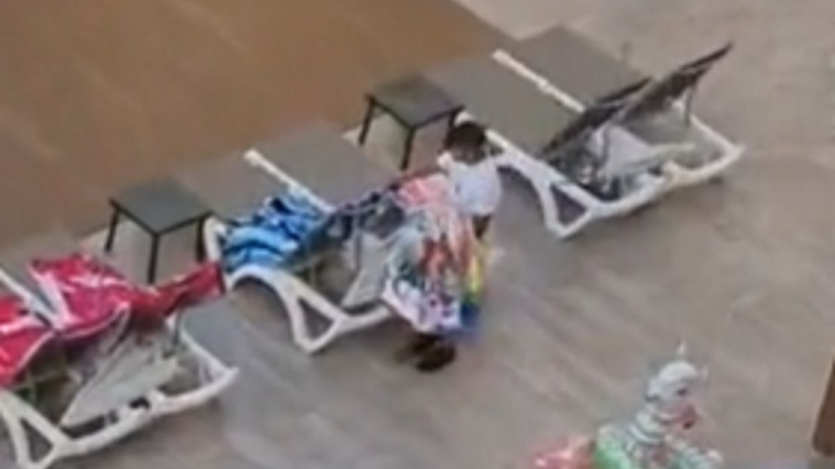 Pracownik hotelu nie dał zgody na rezerwacje leżaków