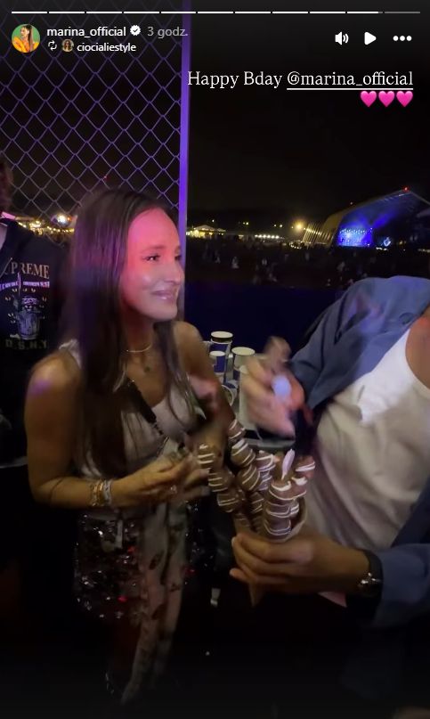 Marina Łuczenko świętowała urodziny na Open'erze