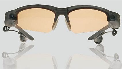 Aparat z mp3 wbudowany w okularach 1