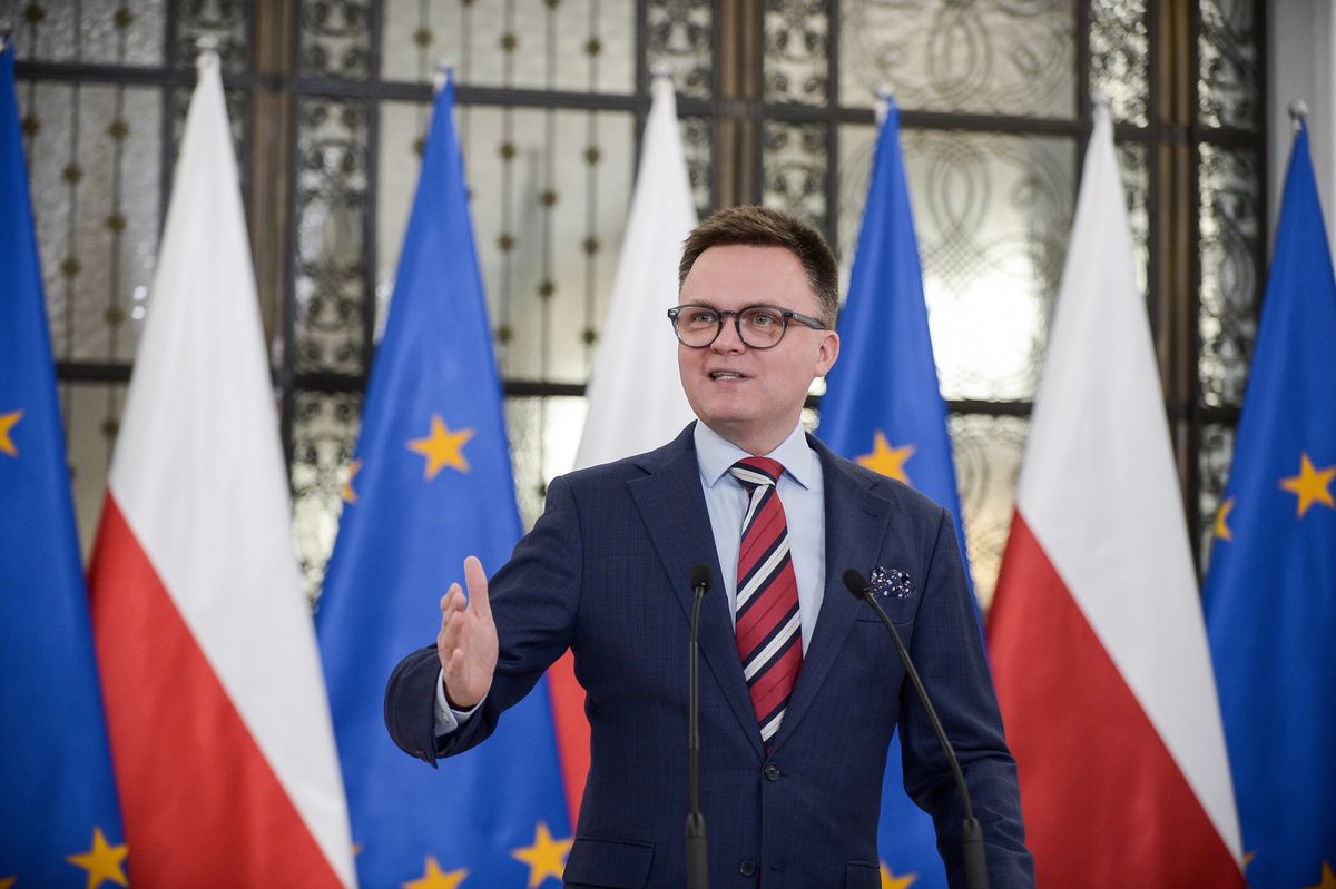 Marszałek Sejmu Szymon Hołownia nie ma wątpliwości, że tymczasowy rząd Mateusza Morawieckiego nie będzie miał większości