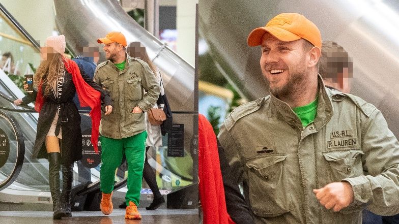 Antek Królikowski z ukochaną w kinie