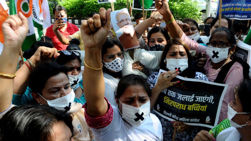 Po zabójstwie 9-latki w Indiach wybuchły protesty 