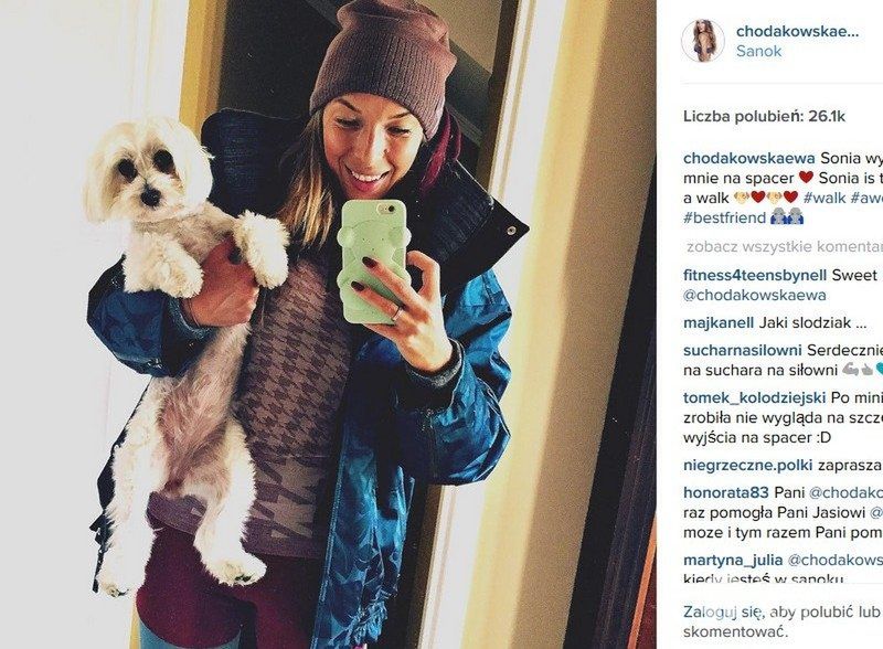 Ewa Chodakowska z etui Tous (fot. Instagram)