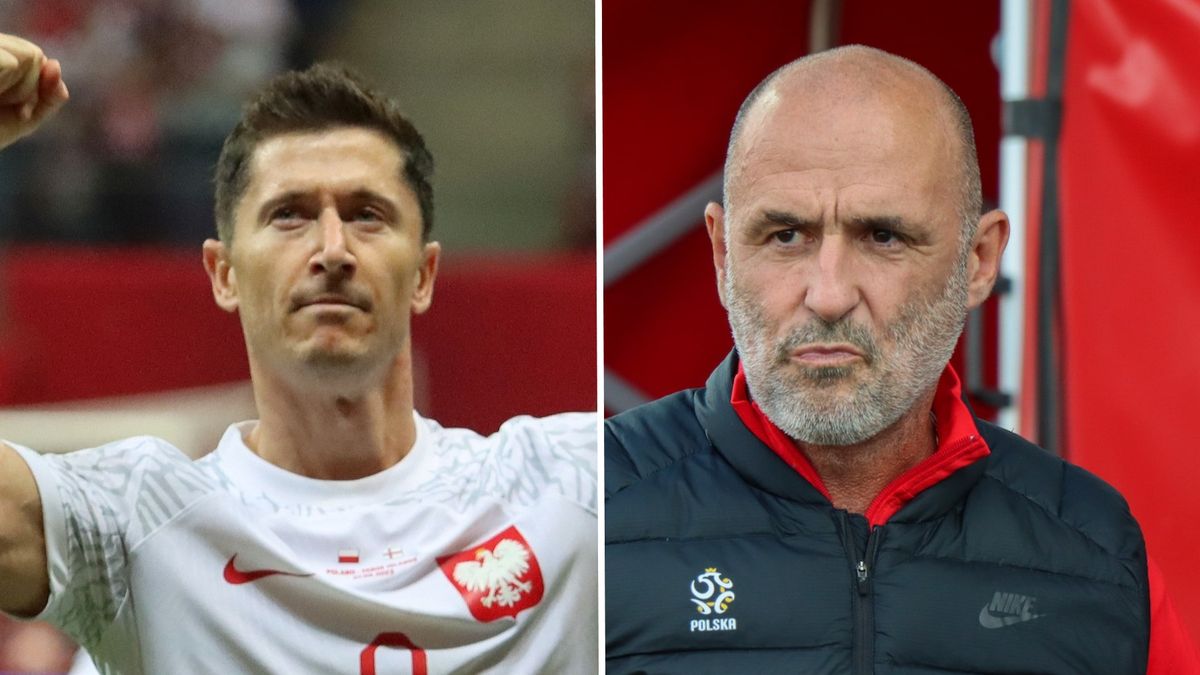WP SportoweFakty / Kuba Duda / Mateusz Czarnecki / Na zdjęciu: Robert Lewandowski i Michał Probierz