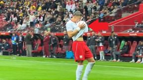 Strzelił gola i wykonał wymowną cieszynkę. Kadrowicz zostanie ojcem?