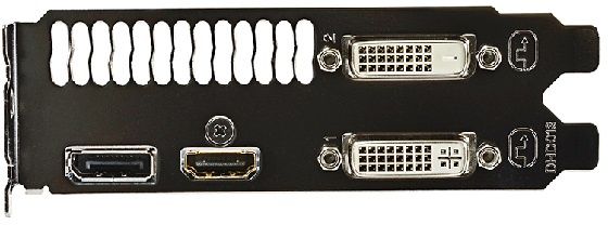 Gigabyte GeForce GTX 650 Ti BOOST OC karta graficzna zdjęcie złącza śledź
