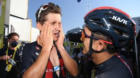 Kolarstwo. Tour de France. Richard Carapaz o wygranej Michała Kwiatkowskiego. "Bardzo się cieszę z jego sukcesu"