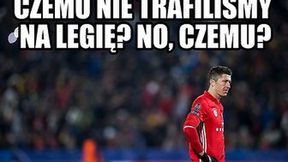 "Czemu nie trafiliśmy na Legię?". Memy po wpadce Bayernu w LM