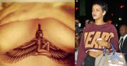 Nowy tatuaż Rihanny! POD PIERSIAMI...