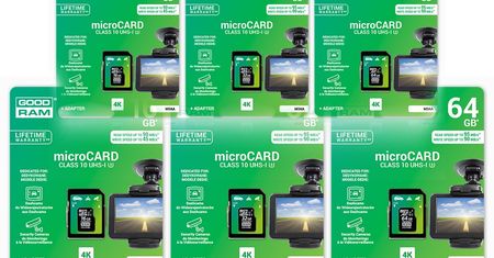 Szybkie i trwałe microSD GOODRAM dla wideorejestratorów