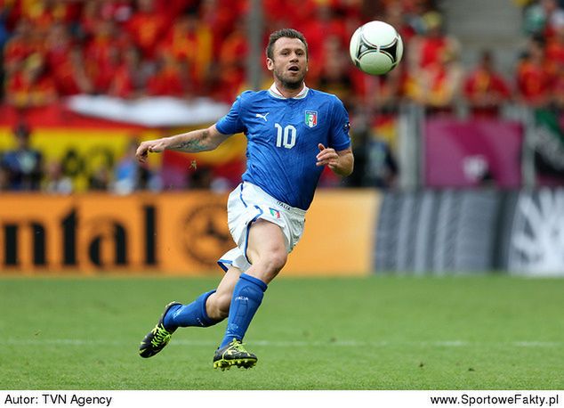 Antonio Cassano to były gracz AS Romy, Realu Madryt, Sampdorii Genua i AC Milan