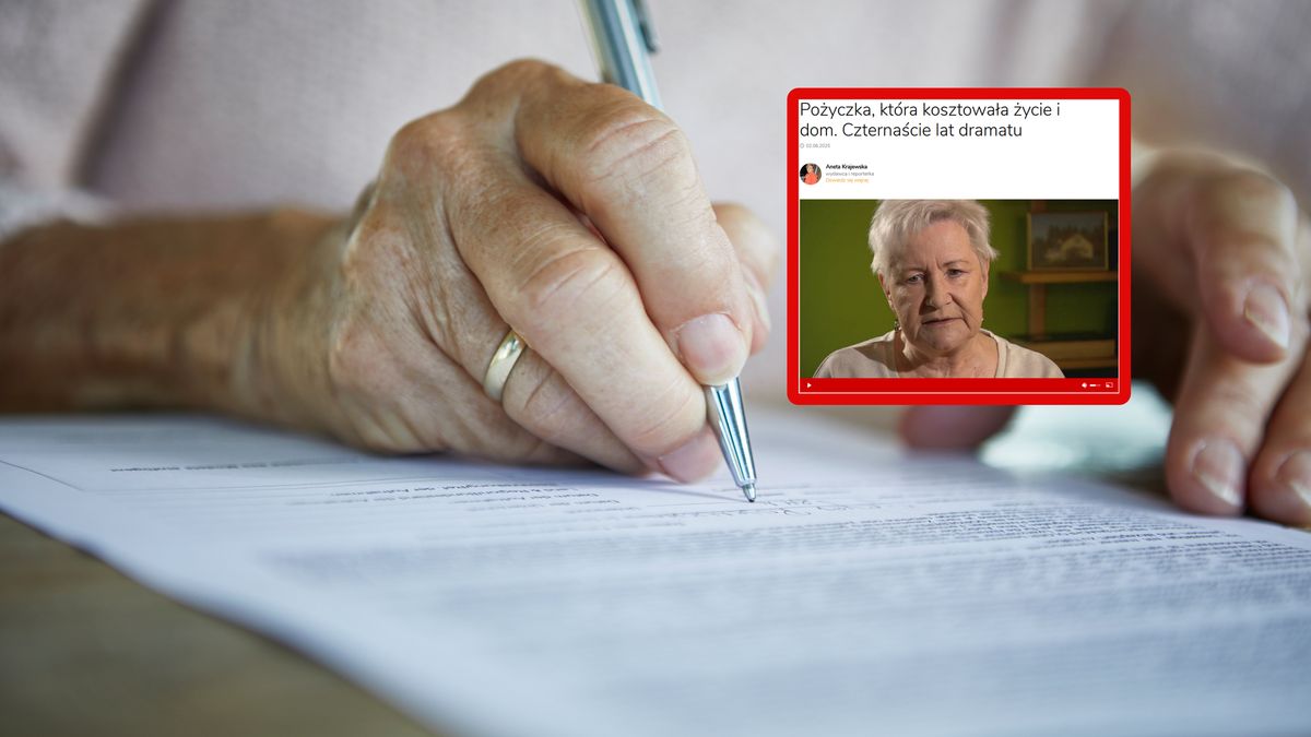 Pani Jolanta walczy o odzyskanie domu.