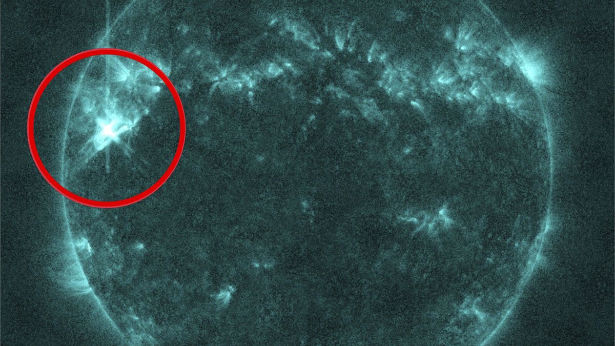 Media obiegło zdjęcie potężnego rozbłysku na słońcu