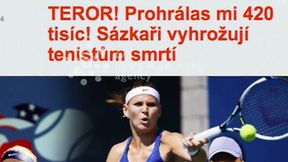 "Znajdę cię i zabiję!” Czeskie tenisistki otrzymują anonimowe pogróżki