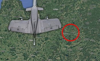 Incydent na Łotwie. Niezidentyfikowany dron wpadł do jeziora i eksplodował