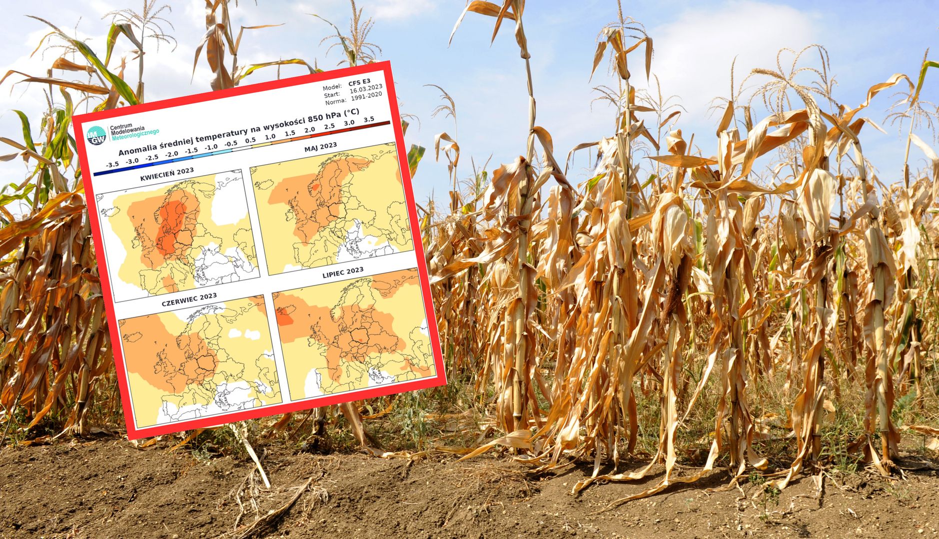 Źle to wygląda. Alarmujące prognozy dla Polski. Wszystko widać na mapach