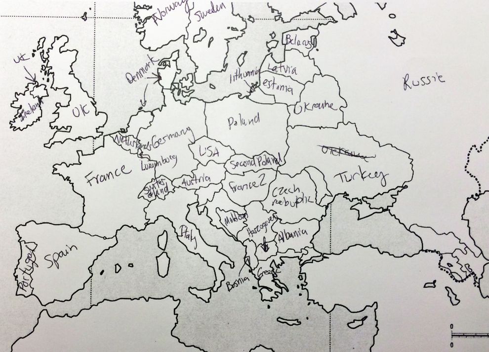 Gdzie leży Polska? Amerykanie wskazują kraje w Europie 15