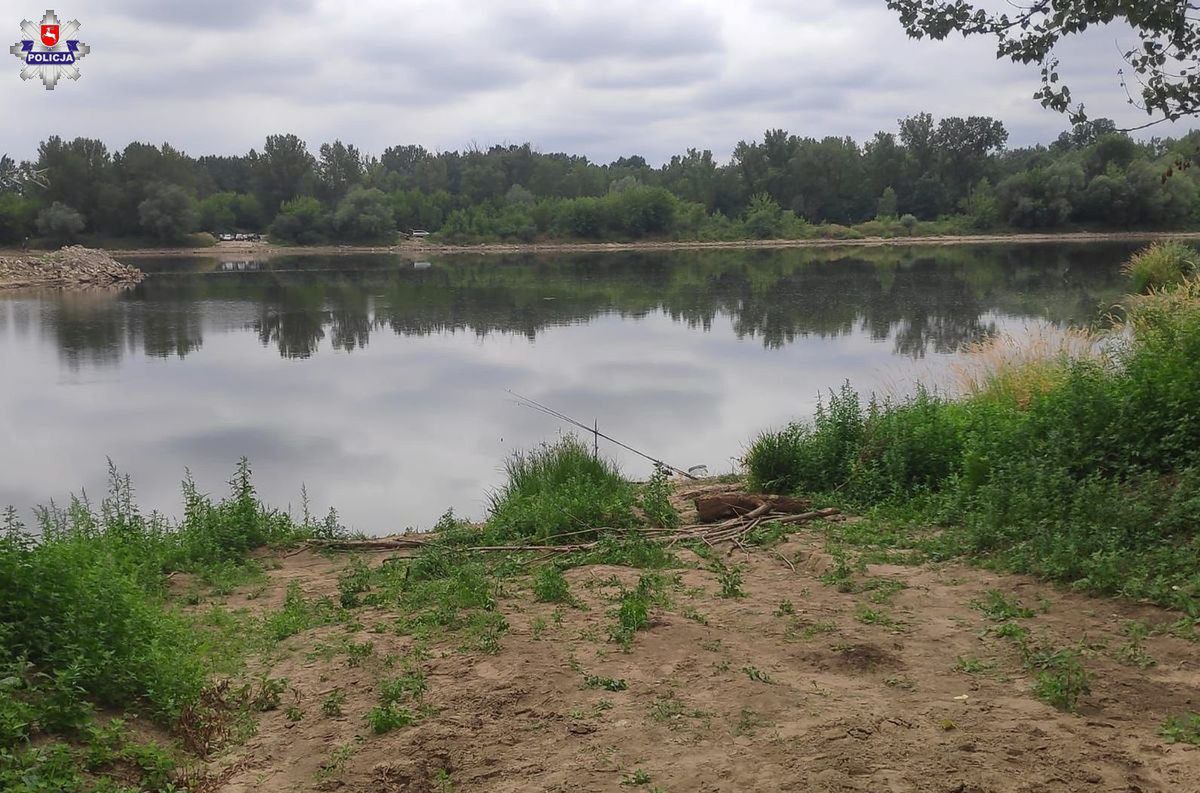 Z Wisły wyłowiono ciało wędkarza