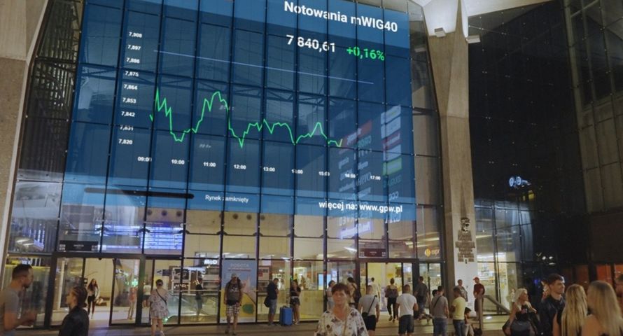 Notowania giełdowe na ekranach Screen Network