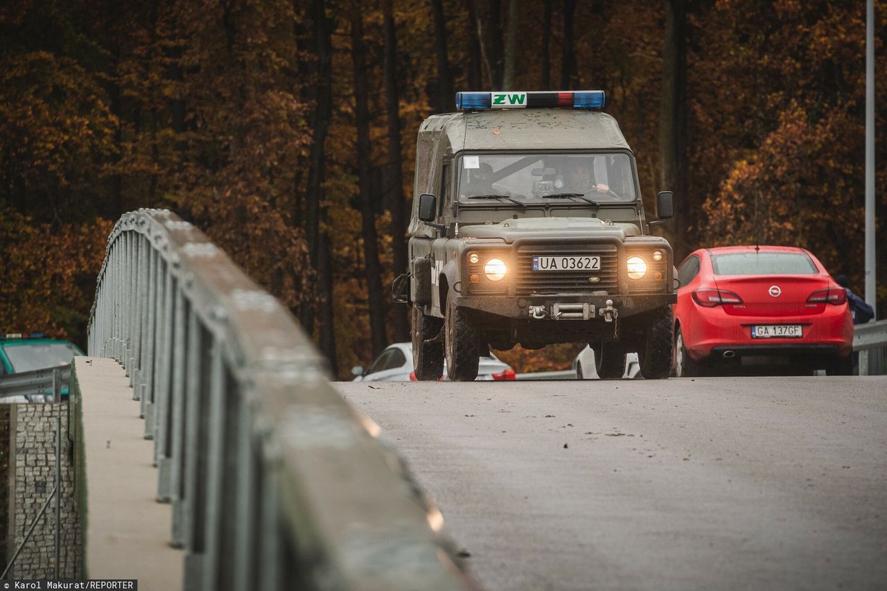 Wypadek przy granicy polsko-białoruskiej. Siedmiu żołnierzy w szpitalu
