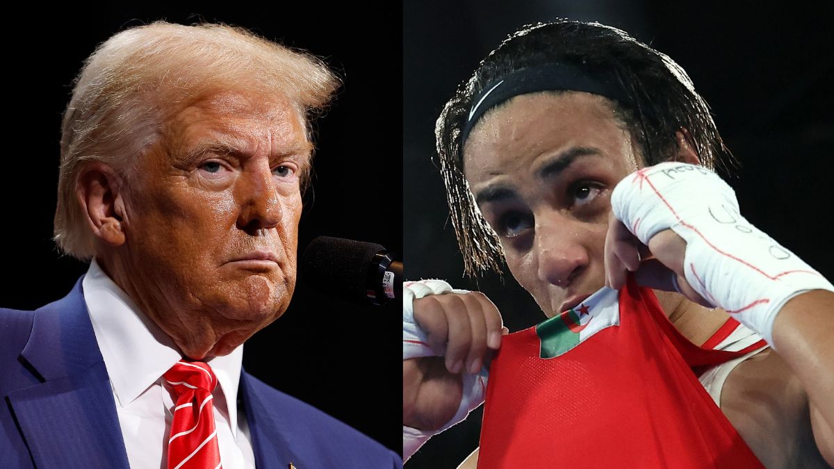 Donald Trump "uderzył" w Imane Khelif