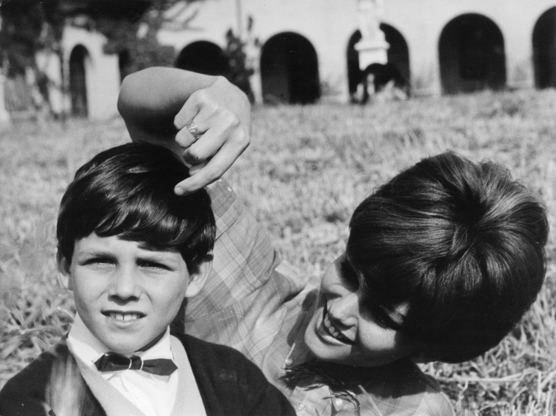 Claudia Cardinale z synem w 1971 roku