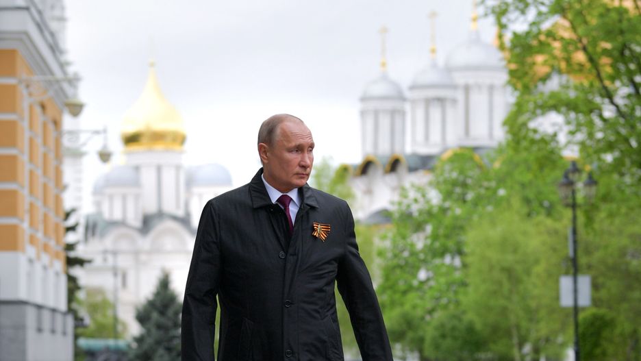 Władimir Putin podczas obchodów Dnia Zwycięstwa