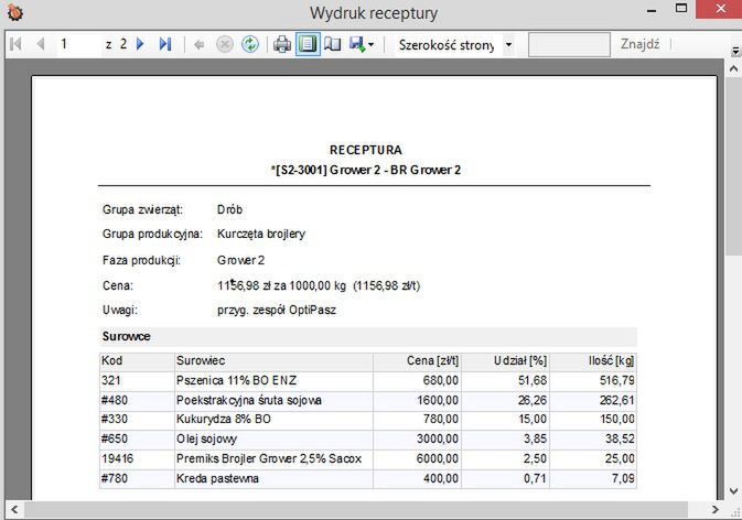 OptiPasz - nowy program komputerowy do optymalizacji mieszanek paszowych