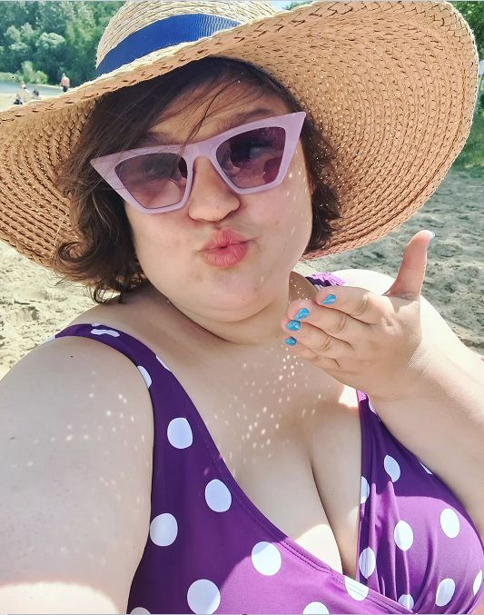Dominika Gwit na plaży
