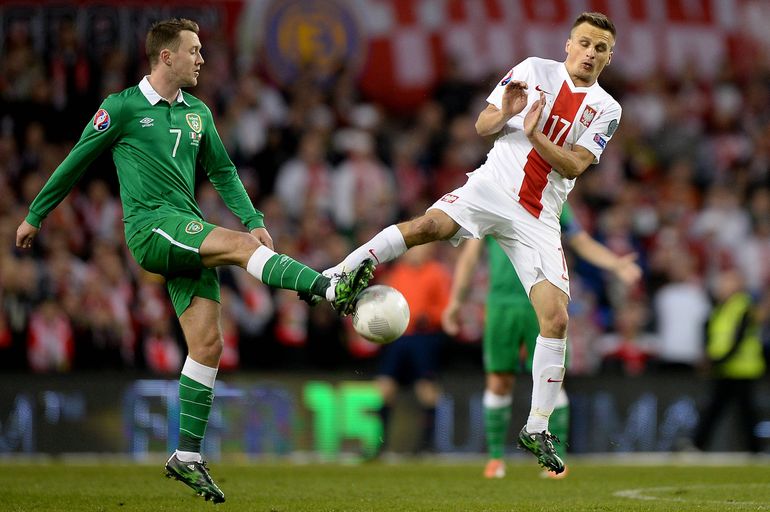 Sławomir Peszko strzelił bramkę w meczu z Irlandią