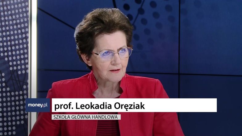 prof. Leokadia Oręziak ze Szkoły Głównej Handlowej