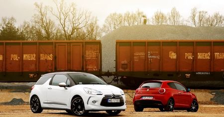 Citroën DS3 1,6 THP Sport Chic vs Alfa Romeo MiTo Quadrifoglio Verde - wybuchowa para [test autokult.pl]