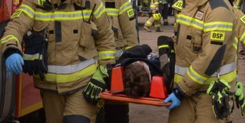 Miasteczko Śląskie: Dramatyczna akcja. Mężczyzna bez oznak życia