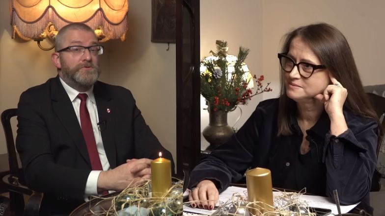 Monika Jaruzelska przeprowadziła kontrowersyjny wywiad z Grzegorzem Braunem