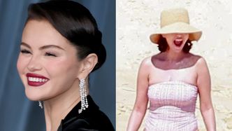 Odziana w różowy kostium kąpielowy Selena Gomez wygrzewa się na plaży w Meksyku (FOTO)