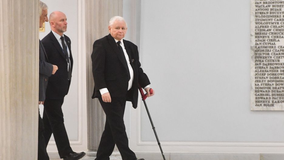 Jarosław Kaczyński w Sejmie