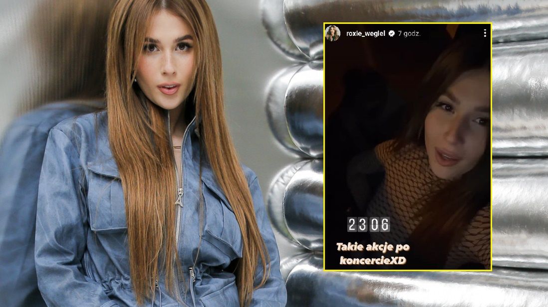 Roksana Węgiel miała problemy na trasie.