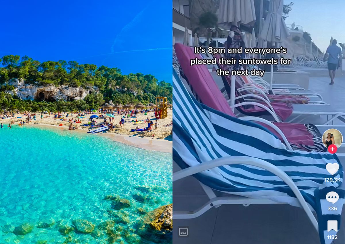 Turyści na Majorce już dzień wcześniej rezerwują hotelowe leżaki 
