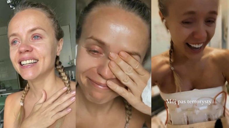 Anna Skura płacze po operacji piersi