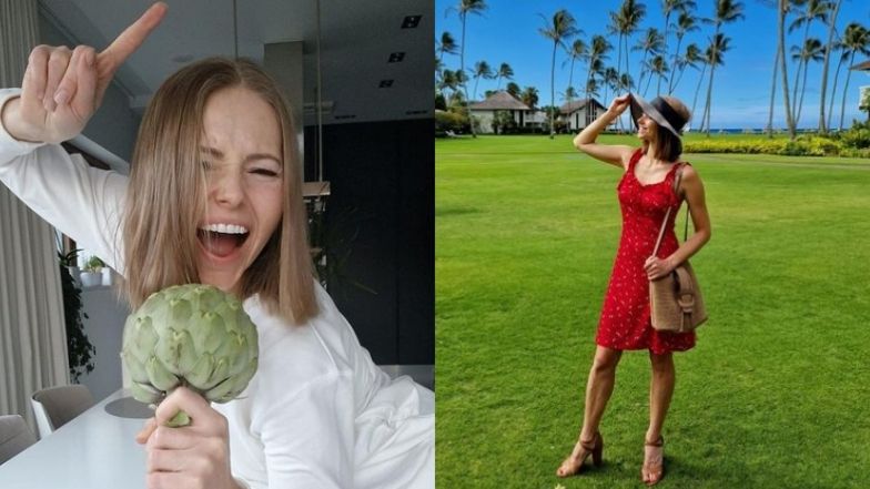 Agata Rubik pozuje w kostiumie kąpielowym i waży się na hawajskich wakacjach