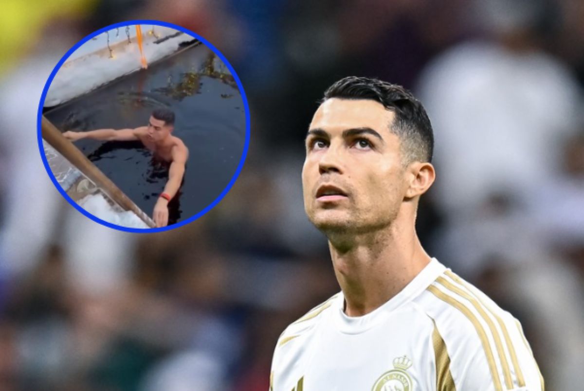 Cristiano Ronaldo zanurza się w lodowatej wodzie. Wyczyn został doceniony