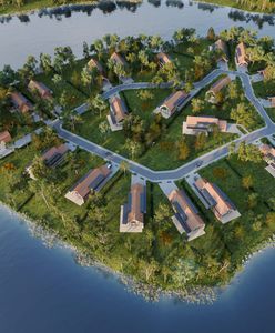 Zaprojektowali osiedle na mazurskiej wyspie. Oto jak wygląda