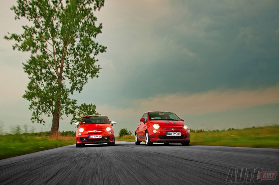 Abarth 500 esseesse & Fiat 500 1,2 Sport w trasie [test autokult.pl] 6
