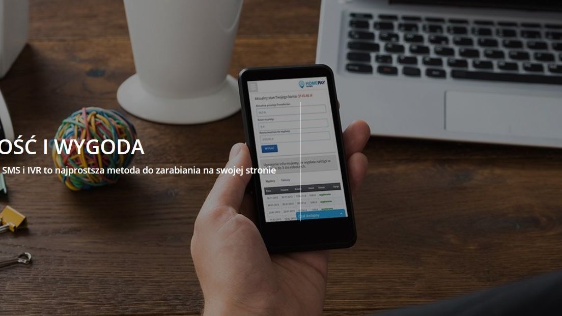 "Szybkość i wygoda" - takim hasłem reklamuje się na swojej stronie Homepay. Na razie jednak nie jest ani szybko, ani wygodnie.