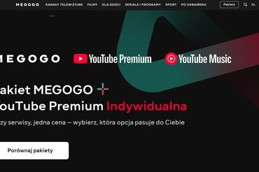 YouTube Premium w Megogo