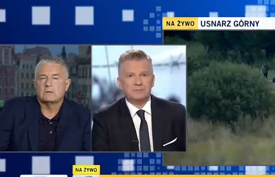 Były poseł w TVN24 o Straży Granicznej: psy, śmiecie. Redakcja TVN24 ubolewa, że Kajdanowicz nie zareagował