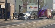 Poznań: Pożar samochodu na ul. Głogowskiej